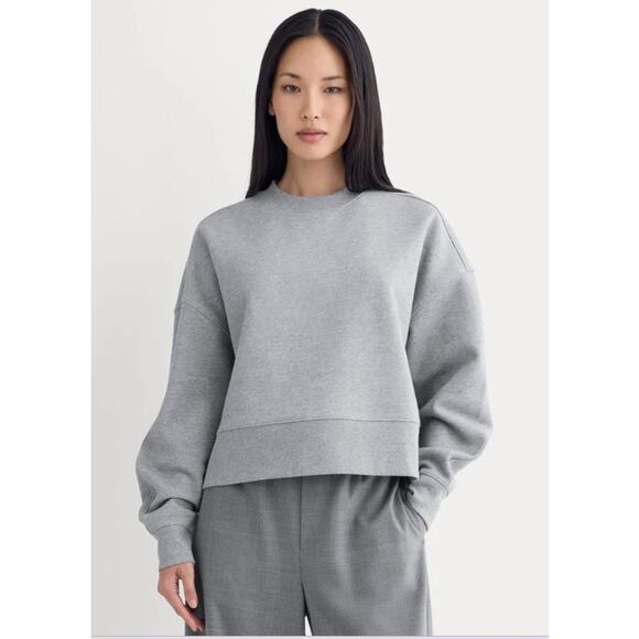 Everlane Sweaters - Everlane Luxe Fleece Organic Cotton Sweatshirt